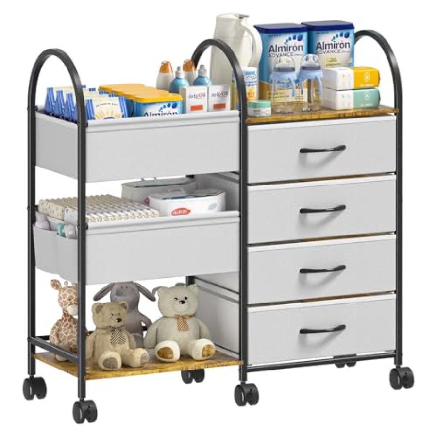 Baby Diaper Caddy Organizer Ca - Baby Nursery Storage บทวิจารณ์และราคา