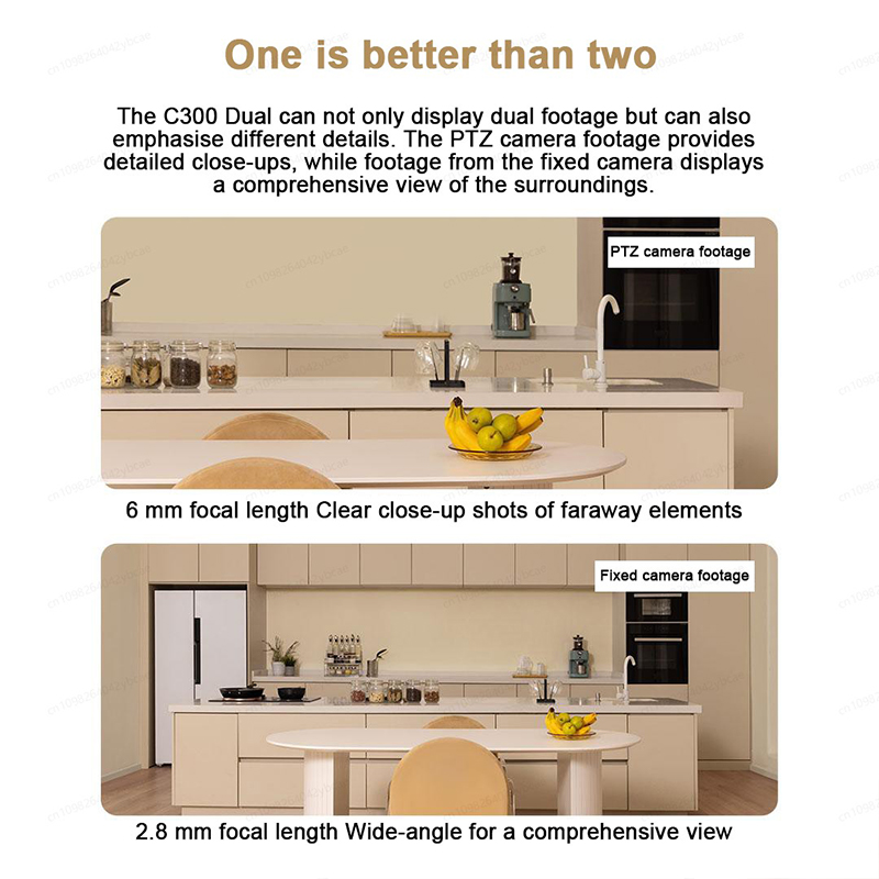 XIAOMI Smart Camera C300 Dual  - Baby Monitor Split Screen บทวิจารณ์และราคา