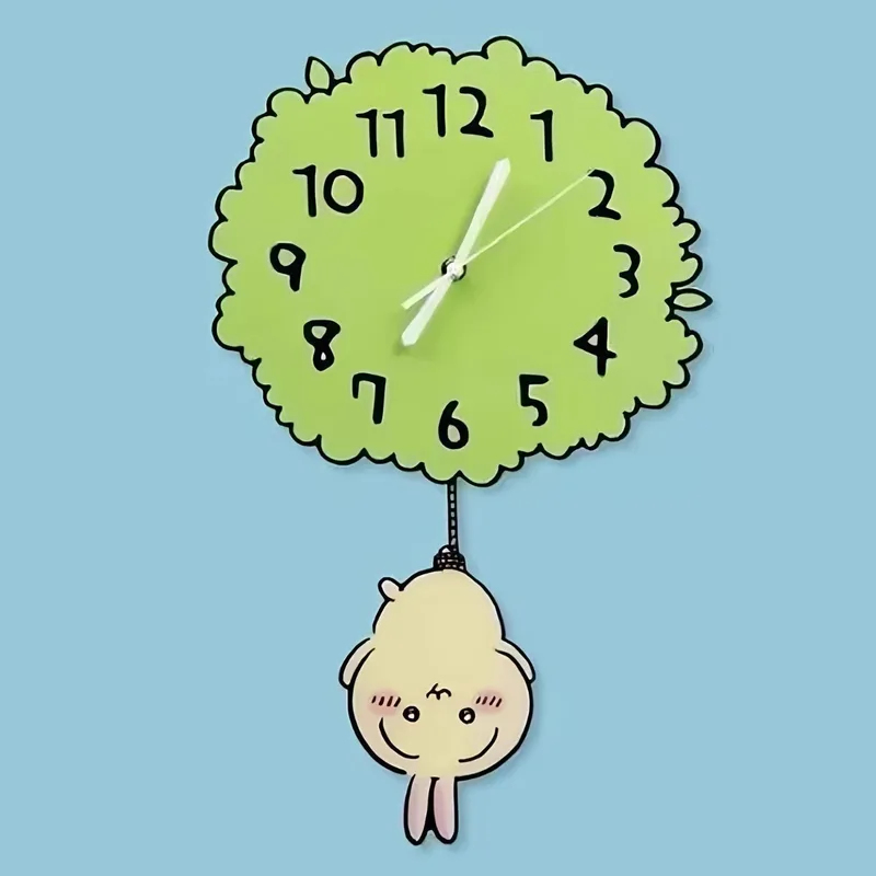 Cute Chiikawa Pendulum Wall Cl - Baby Nursery Hanging Decor บทวิจารณ์และราคา