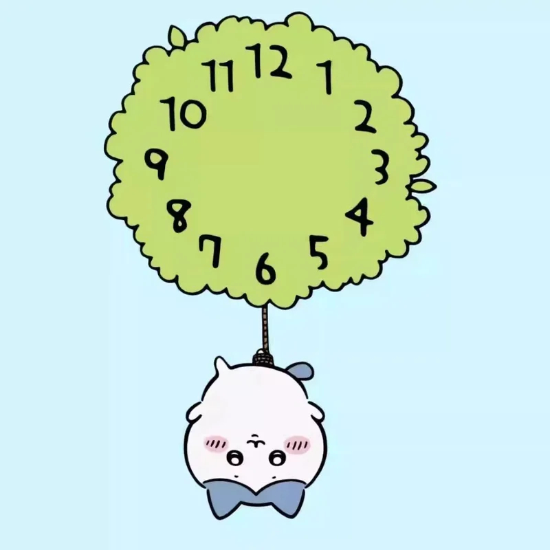 Cute Chiikawa Pendulum Wall Cl - Baby Nursery Hanging Decor บทวิจารณ์และราคา