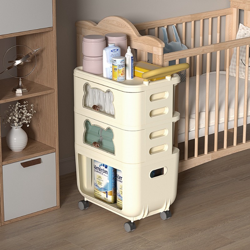 Multi-Purpose Living Room Stor - Baby Nursery Utility Cart บทวิจารณ์และราคา