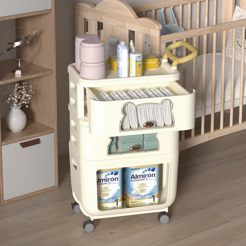 Multi-Purpose Living Room Stor - Baby Nursery Utility Cart บทวิจารณ์และราคา