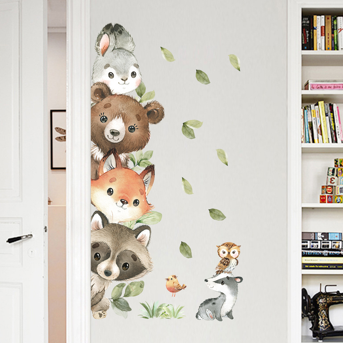 Forest Animals Theme Bear Deer - Baby Nursery Forest Theme บทวิจารณ์และราคา