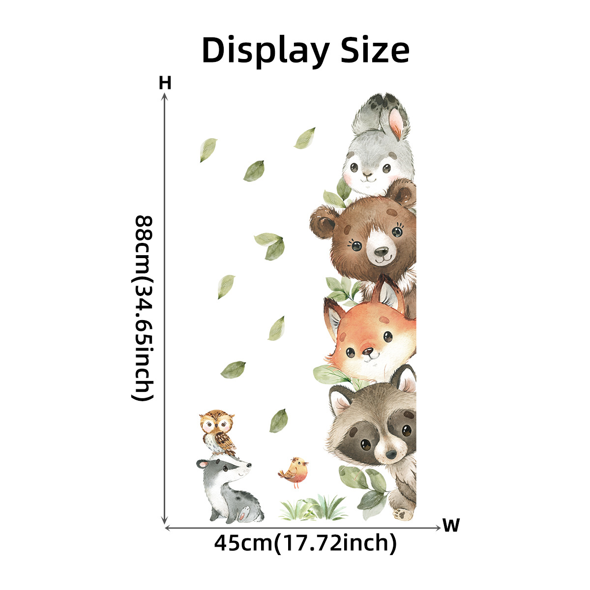 Forest Animals Theme Bear Deer - Baby Nursery Forest Theme บทวิจารณ์และราคา