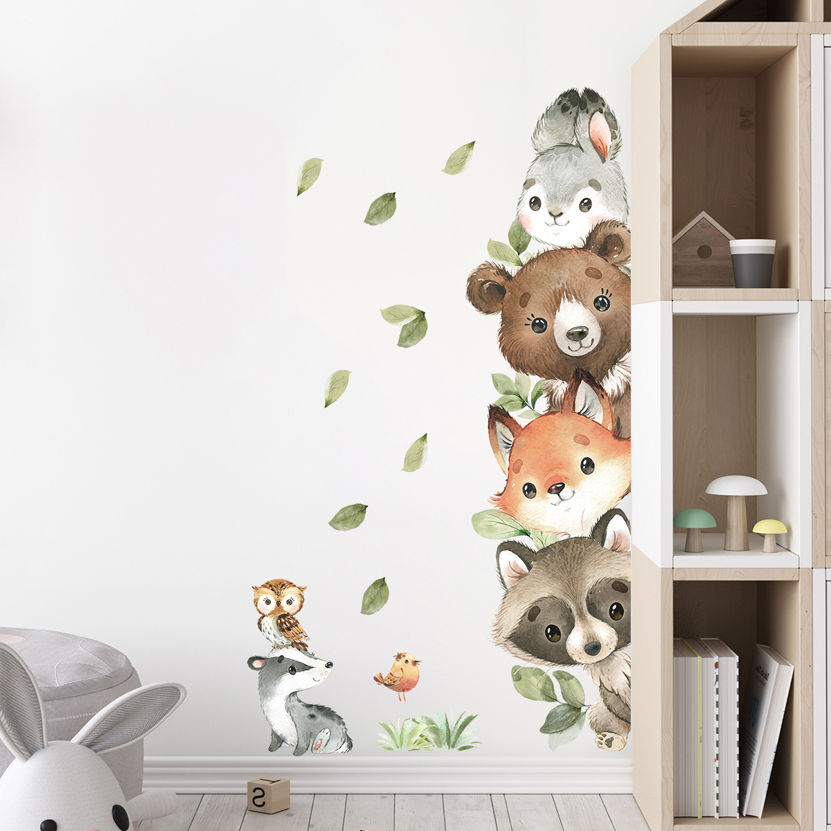 Forest Animals Theme Bear Deer - Baby Nursery Forest Theme บทวิจารณ์และราคา