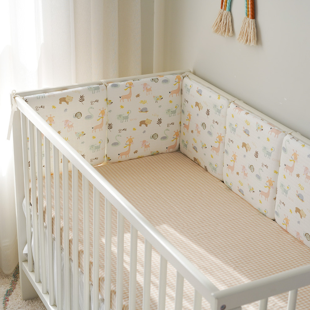 Baby Bed Bumper Newborn Bed Gu - Baby Nursery Glider บทวิจารณ์และราคา