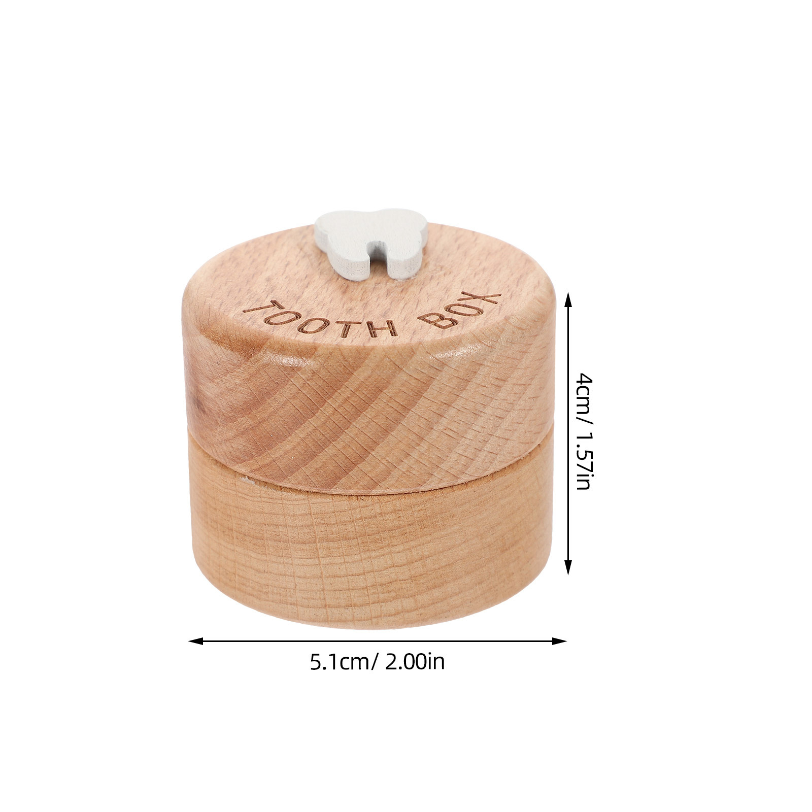 Baby Tooth Holder Wooden Keeps - Baby Keepsake Box บทวิจารณ์และราคา