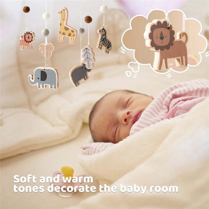 AINY-Baby Mobile For Crib - Ju - Baby Nursery Gender Neutral บทวิจารณ์และราคา
