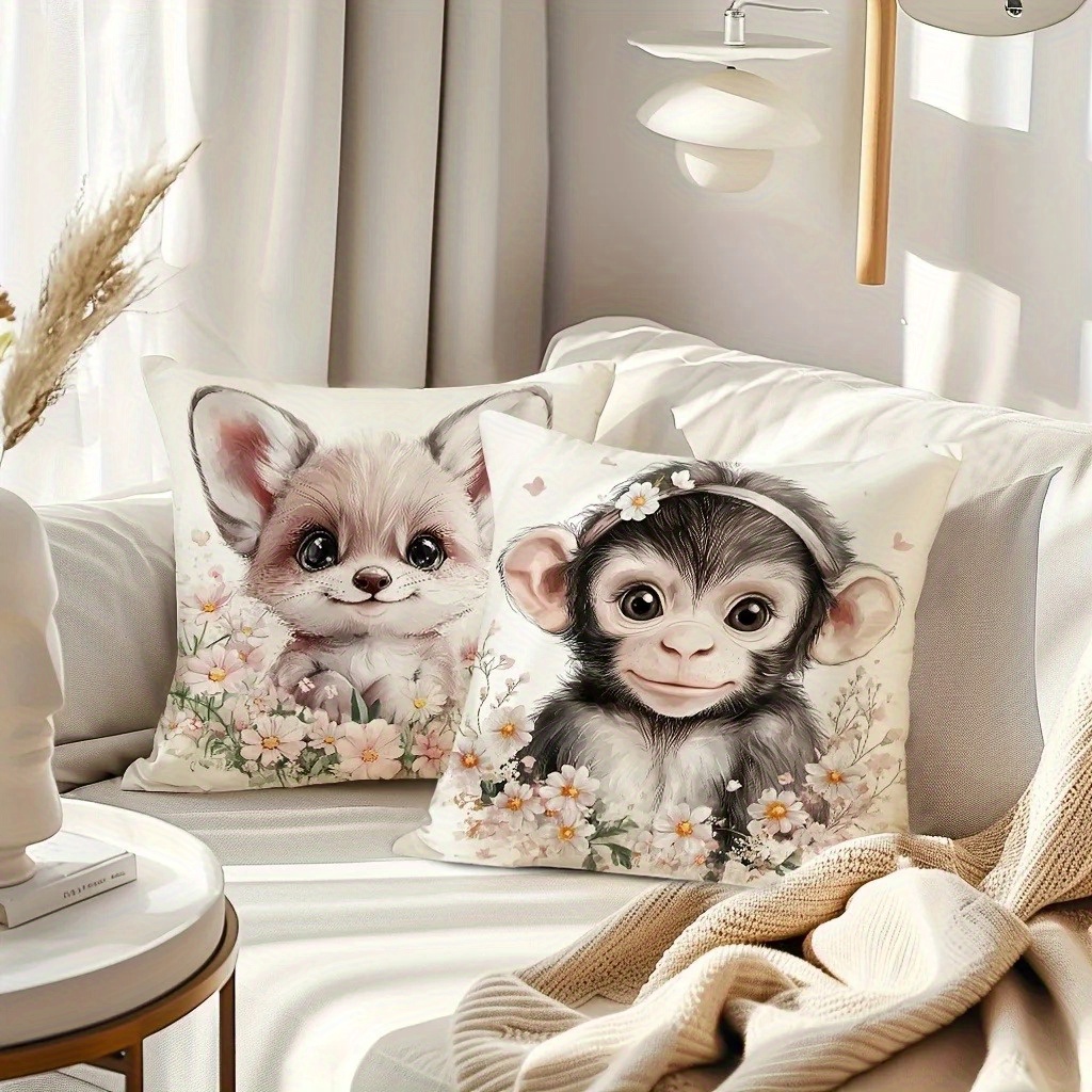 Cute Baby Farm Animal Throw Pi - Baby Nursery Cushion บทวิจารณ์และราคา