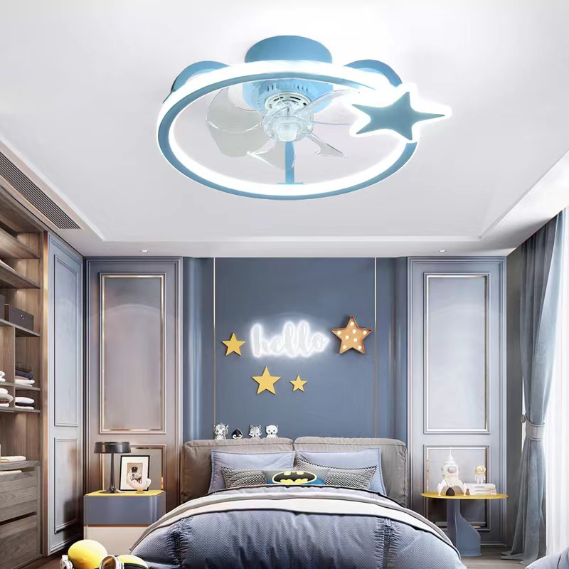 Modern LED Ceiling Fan With Li - Baby Nursery Chandelier บทวิจารณ์และราคา