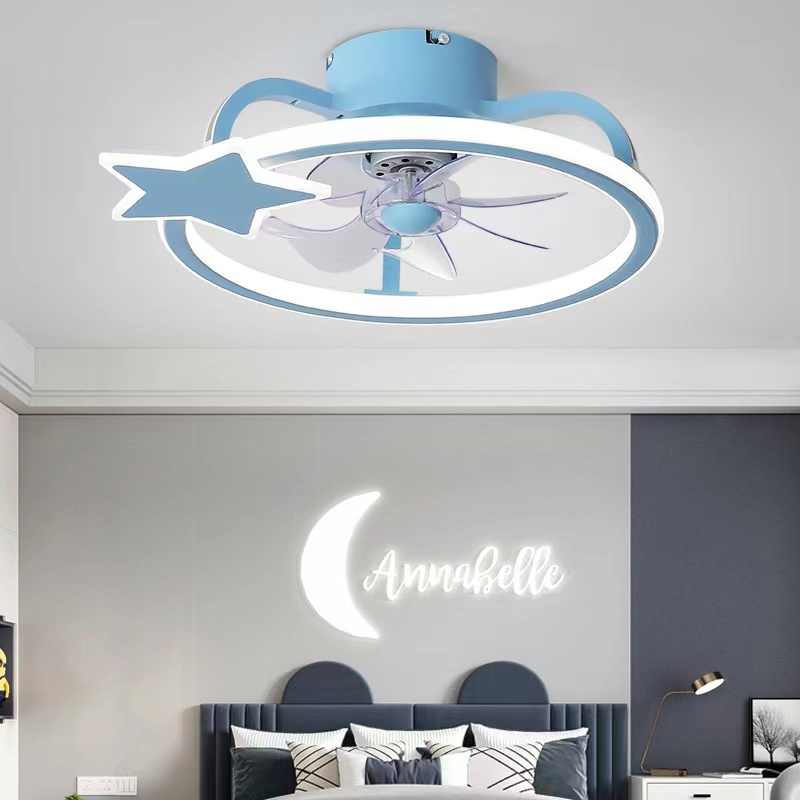 Modern LED Ceiling Fan With Li - Baby Nursery Chandelier บทวิจารณ์และราคา