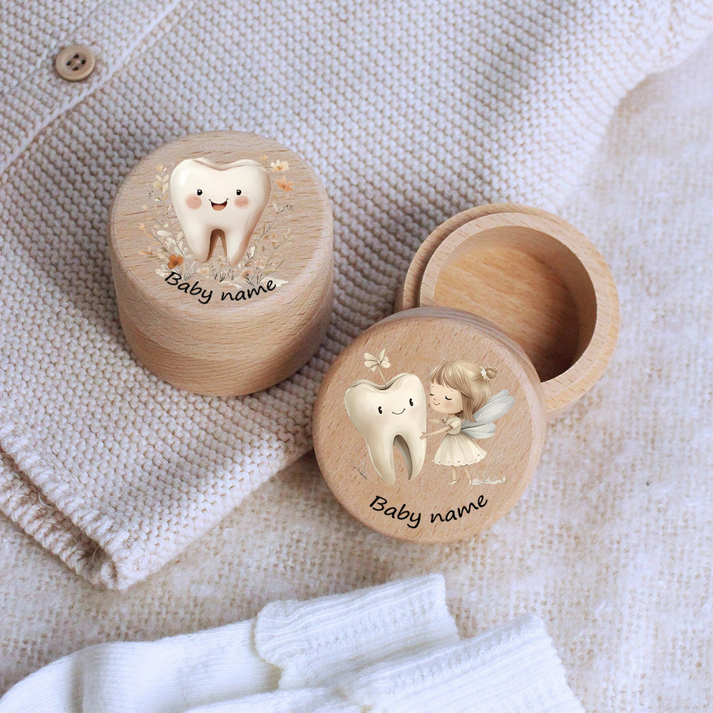 Personalised Baby First Tooth  - Baby Keepsake Box บทวิจารณ์และราคา