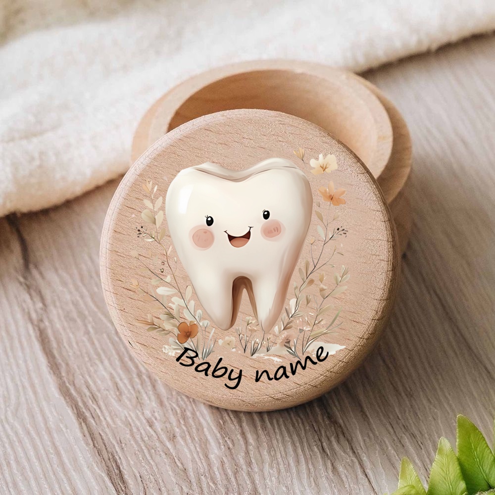 Personalised Baby First Tooth  - Baby Keepsake Box บทวิจารณ์และราคา
