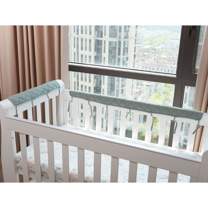 Cotton Crib Bumper Protection  - Baby Nursery Glider บทวิจารณ์และราคา