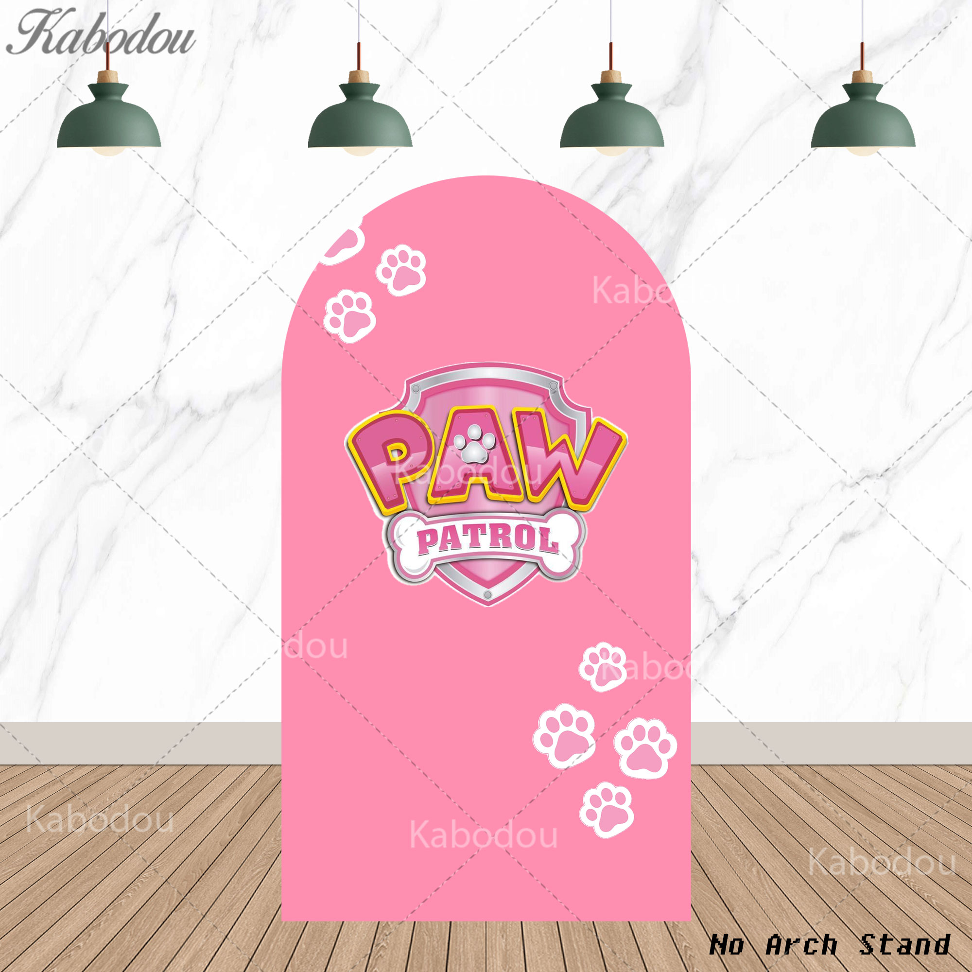 Paw Patrol Arch Backdrop Child - Baby Nursery Hanging Decor บทวิจารณ์และราคา