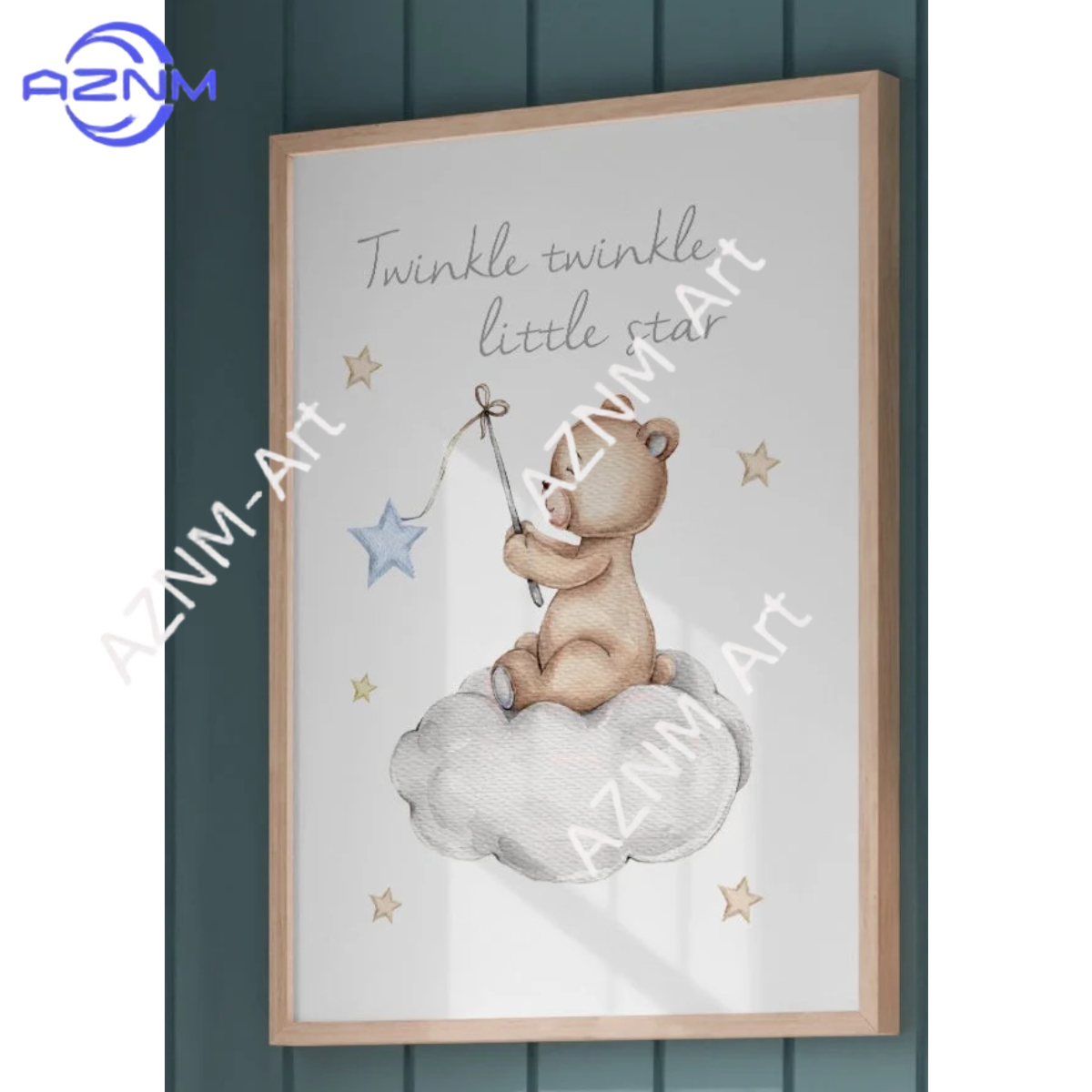 1/3Pcs set of 3 nursery prints - Baby Nursery Gender Neutral บทวิจารณ์และราคา