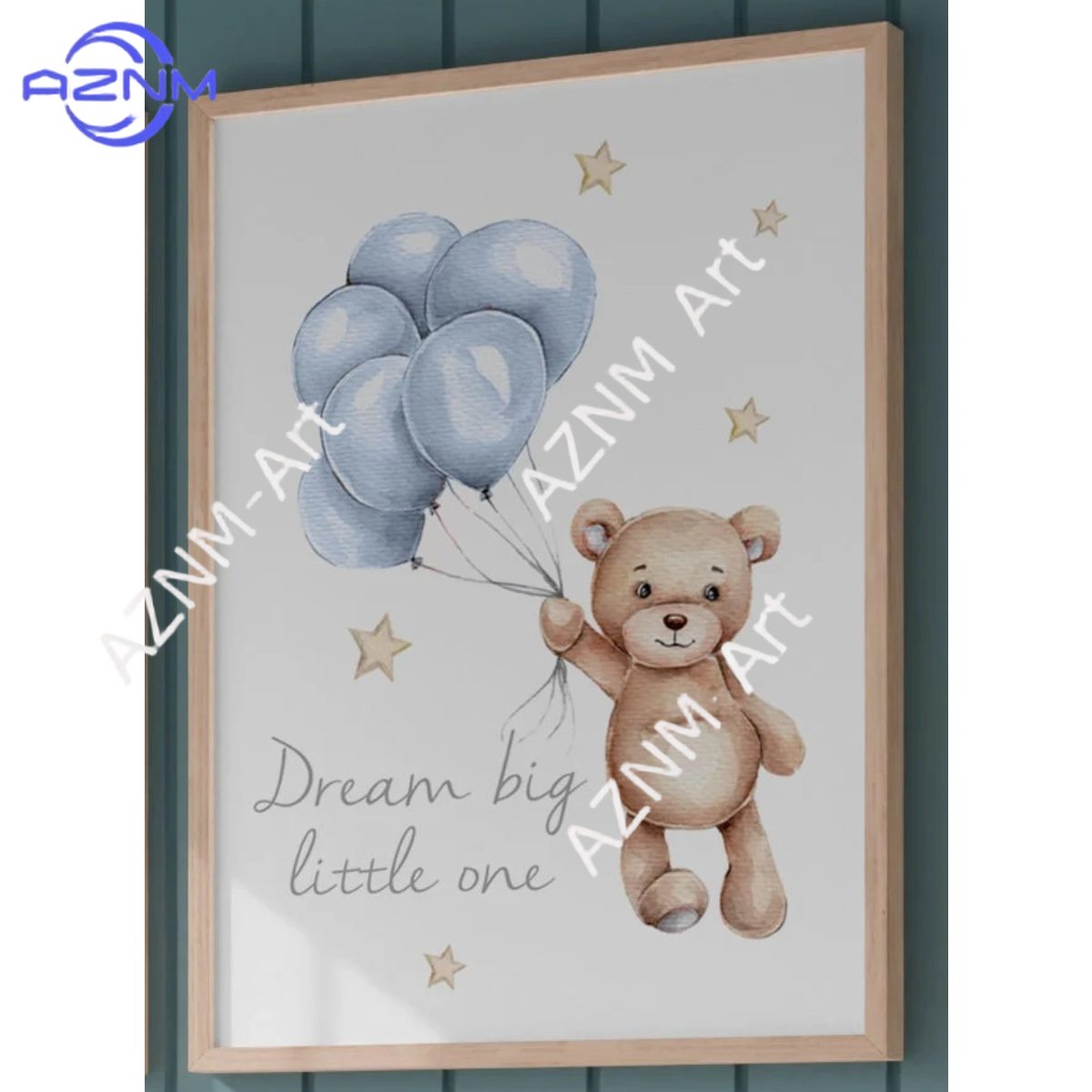 1/3Pcs set of 3 nursery prints - Baby Nursery Gender Neutral บทวิจารณ์และราคา