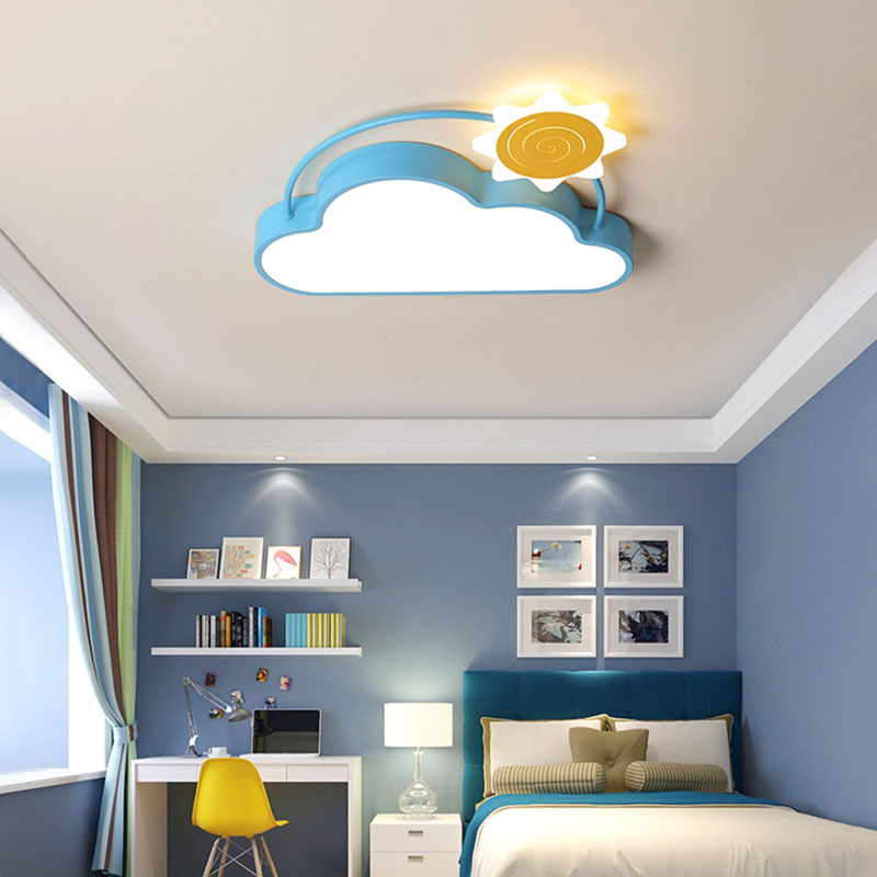 Modern Cloud Led Ceiling Lamps - Baby Nursery Chandelier บทวิจารณ์และราคา