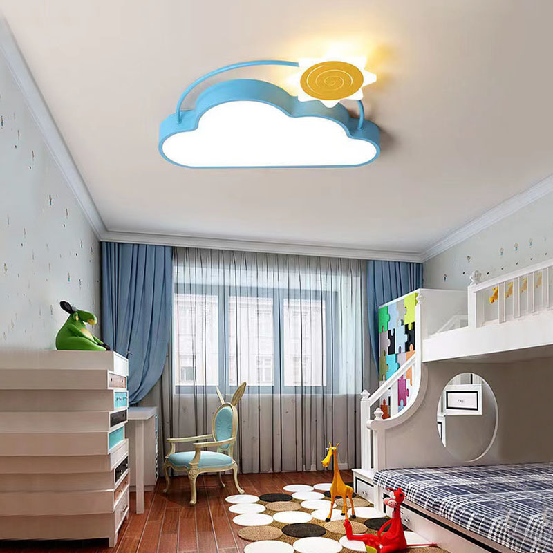 Modern Cloud Led Ceiling Lamps - Baby Nursery Chandelier บทวิจารณ์และราคา