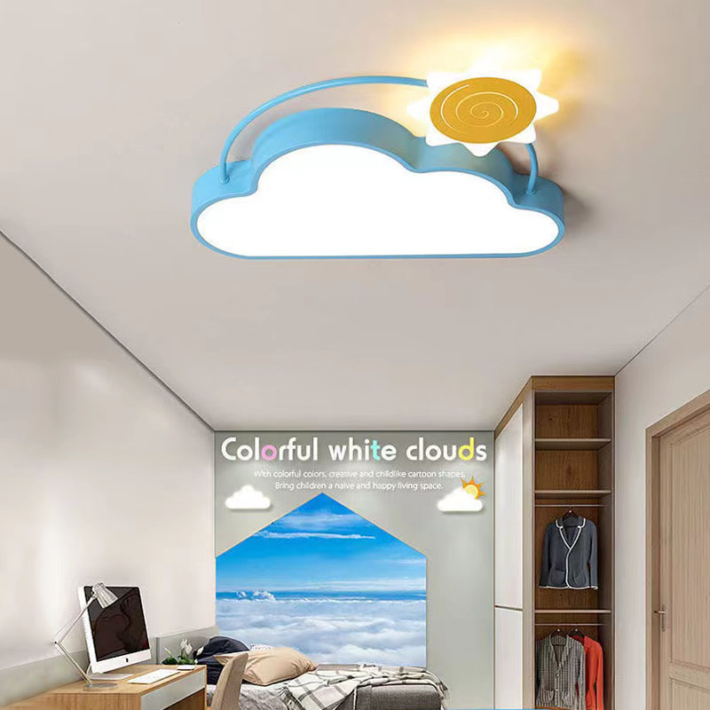 Modern Cloud Led Ceiling Lamps - Baby Nursery Chandelier บทวิจารณ์และราคา