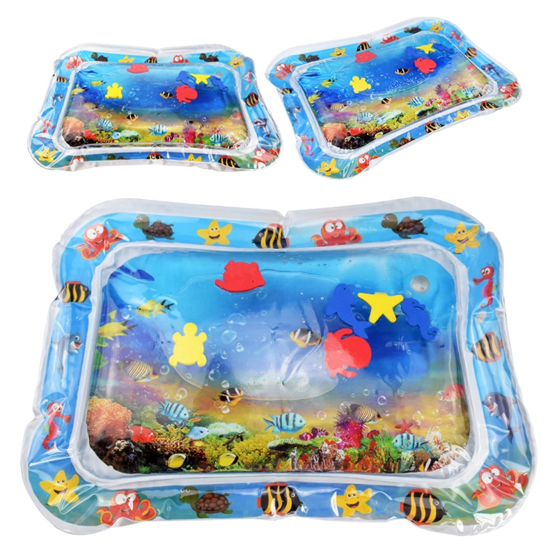 Baby Water Play Mat Inflatable - Baby Nursery Cushion บทวิจารณ์และราคา