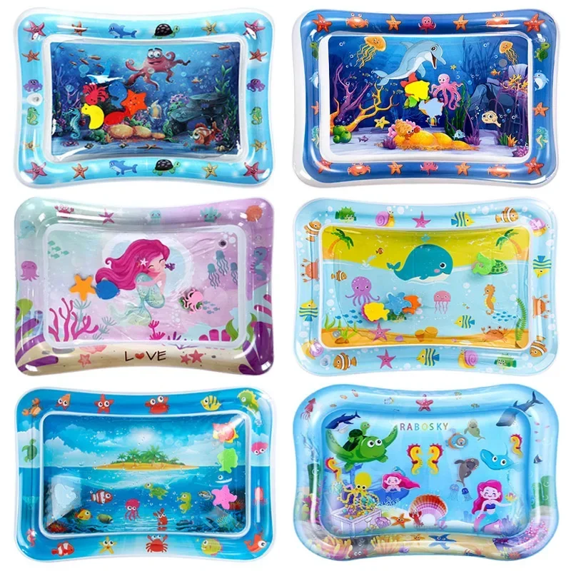 Baby Water Play Mat Inflatable - Baby Nursery Cushion บทวิจารณ์และราคา