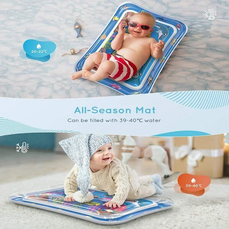 Baby Water Play Mat Inflatable - Baby Nursery Cushion บทวิจารณ์และราคา