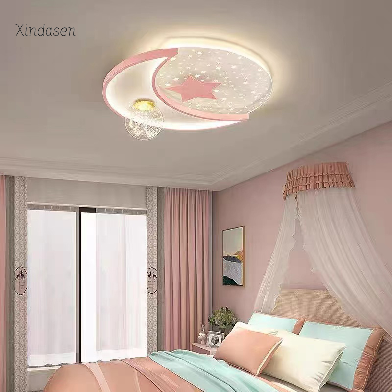 Creative Moon Star Ceiling Lam - Baby Nursery Chandelier บทวิจารณ์และราคา