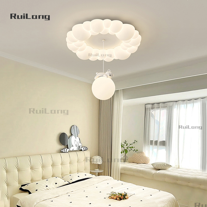 Cloud Light LED Children's Roo - Baby Nursery Chandelier บทวิจารณ์และราคา