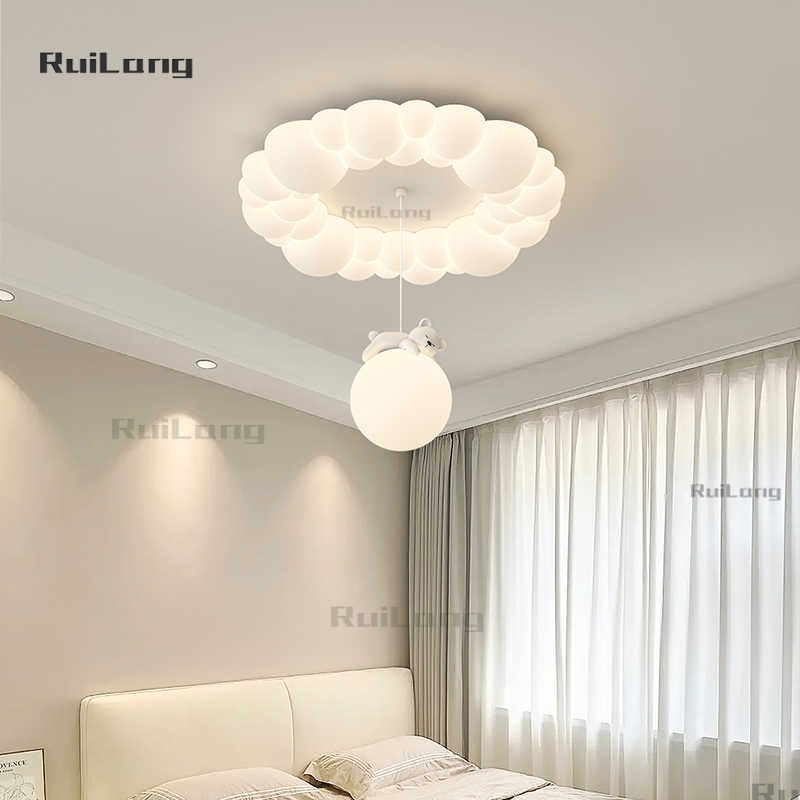 Cloud Light LED Children's Roo - Baby Nursery Chandelier บทวิจารณ์และราคา