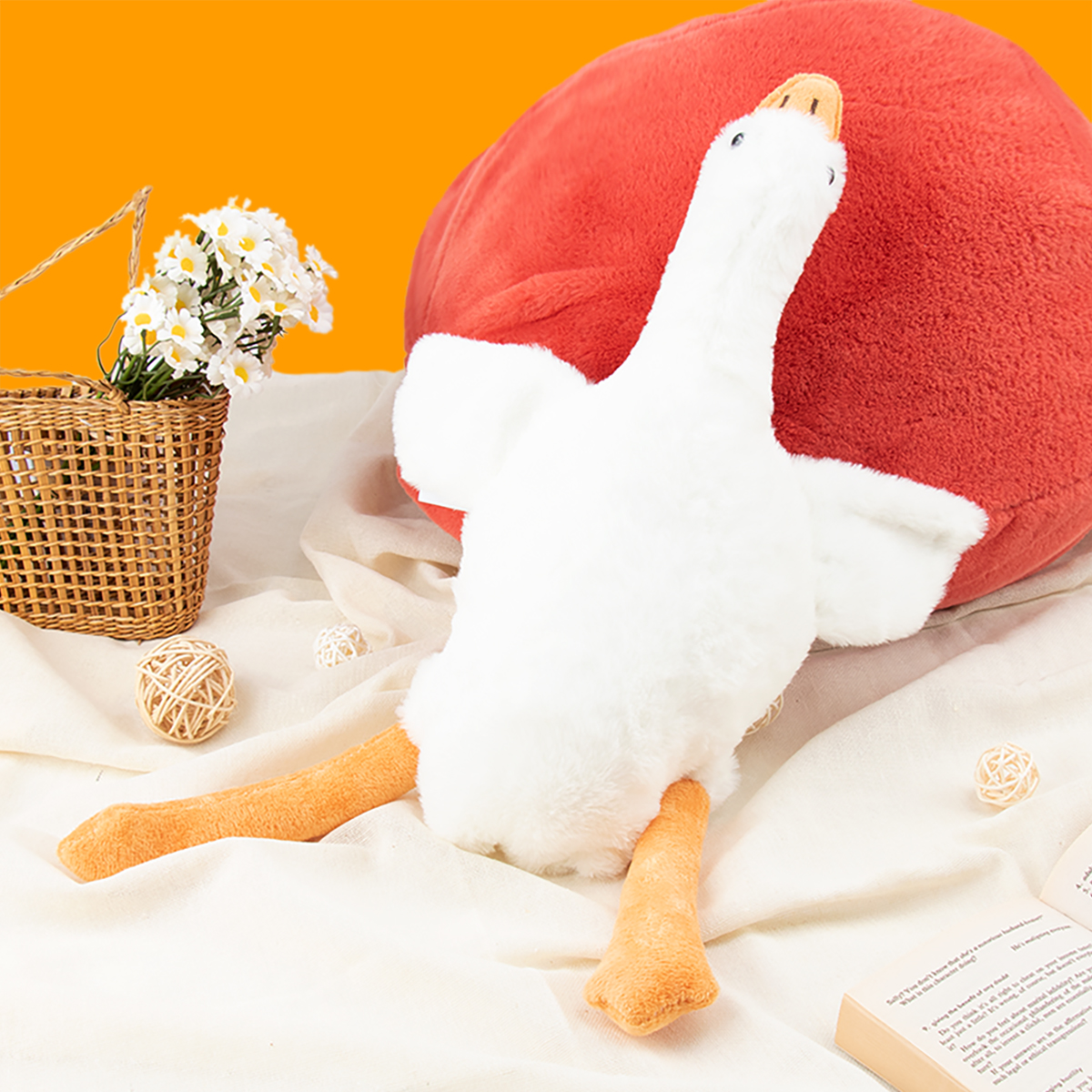 50cm Soft Goose Plush Pillow T - Baby Nursery Cushion บทวิจารณ์และราคา
