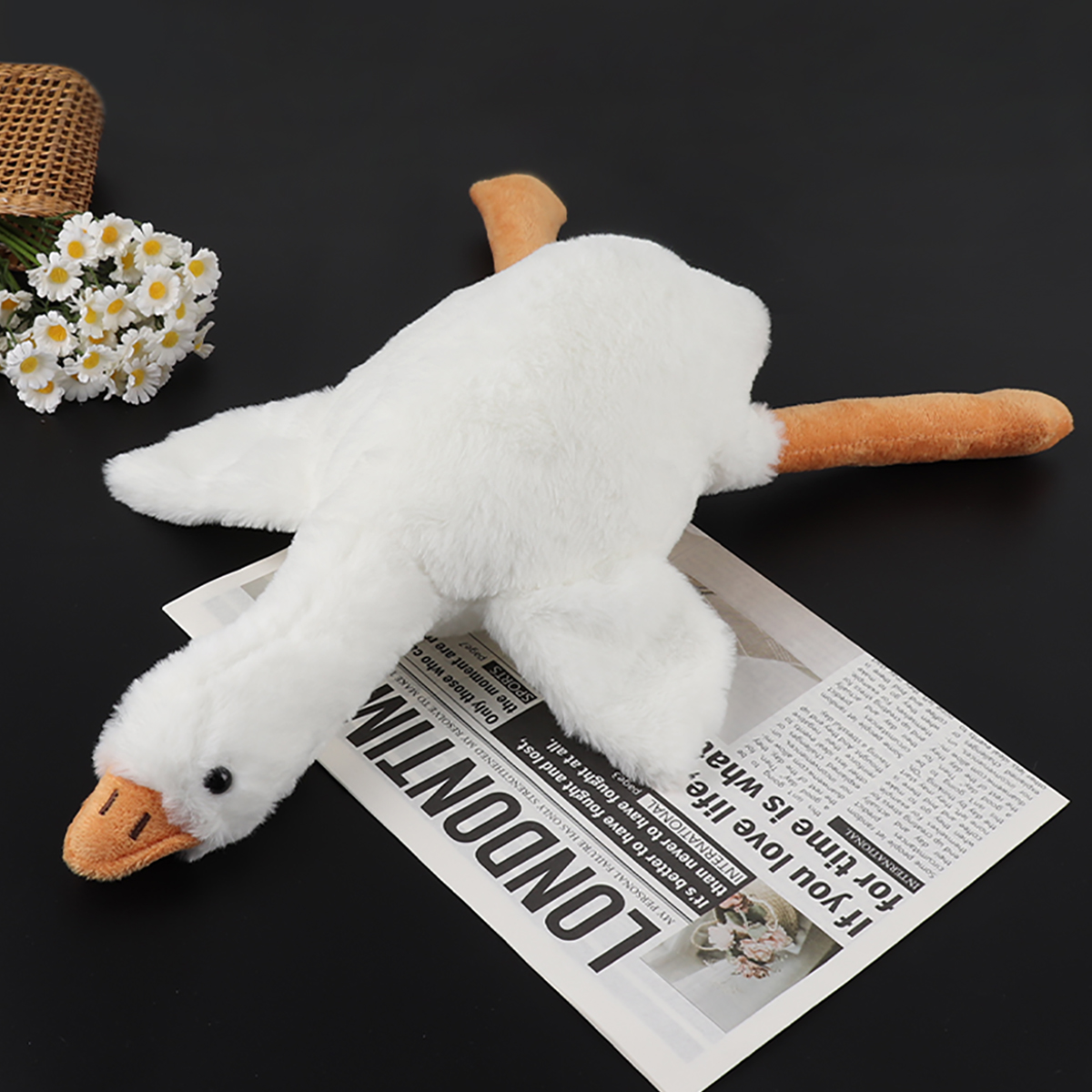 50cm Soft Goose Plush Pillow T - Baby Nursery Cushion บทวิจารณ์และราคา