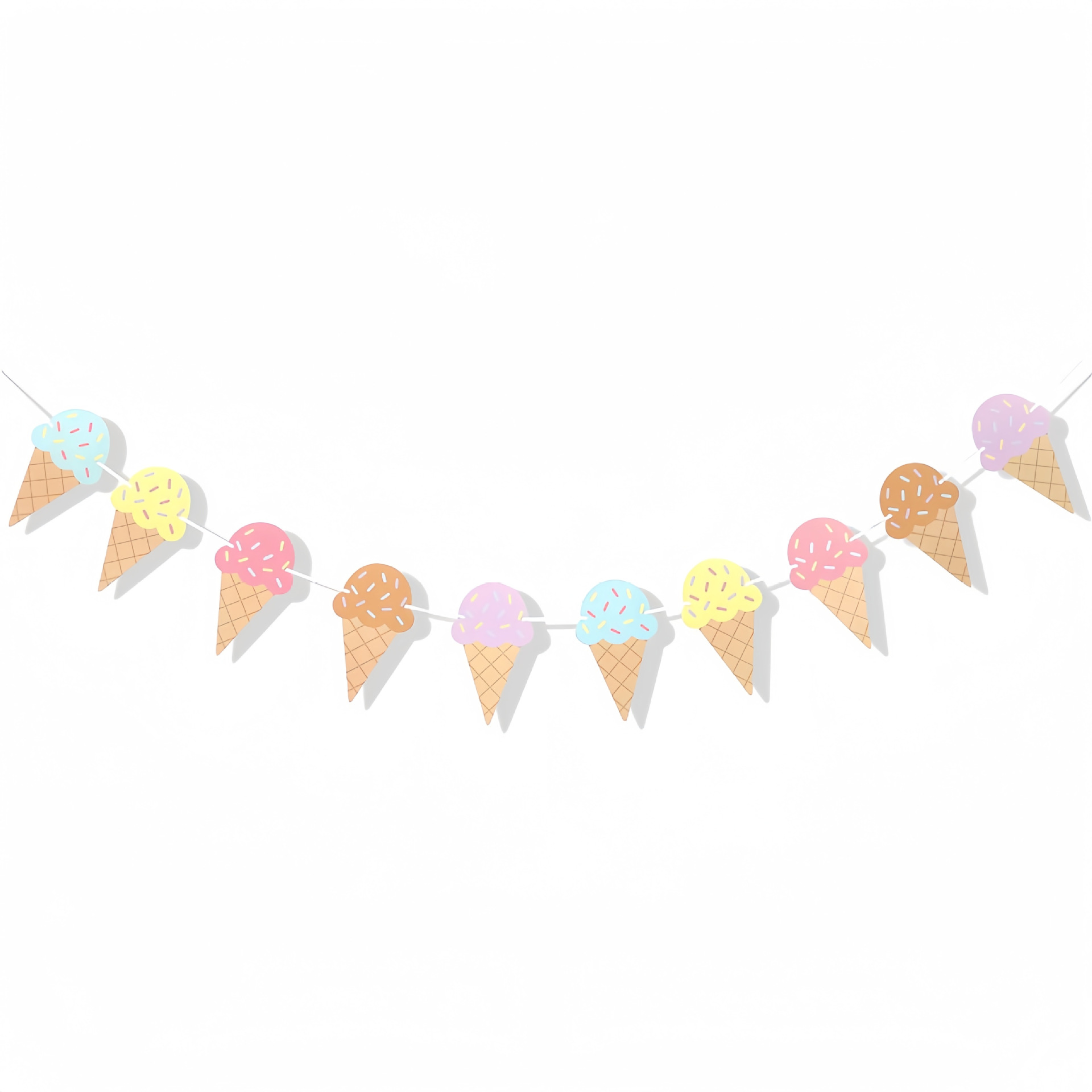 Sweet Ice Cream Theme Paper Ba - Baby Nursery Hanging Decor บทวิจารณ์และราคา