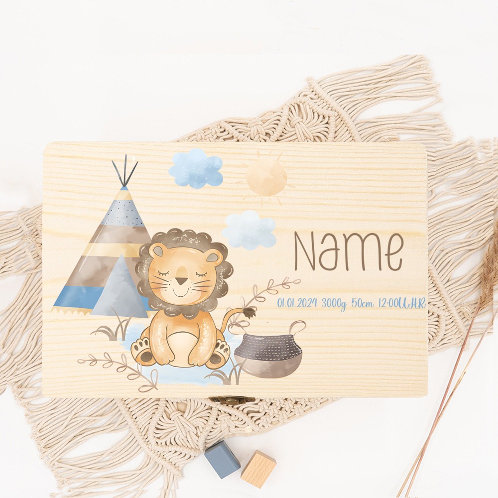 Personalized Baby Memory Box B - Baby Keepsake Box บทวิจารณ์และราคา