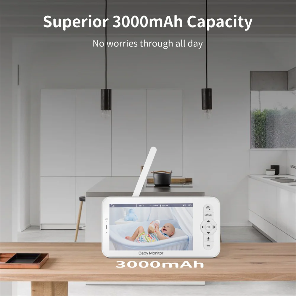 Babystar 5 Inch Wifi Baby Moni - Baby Monitor Split Screen บทวิจารณ์และราคา