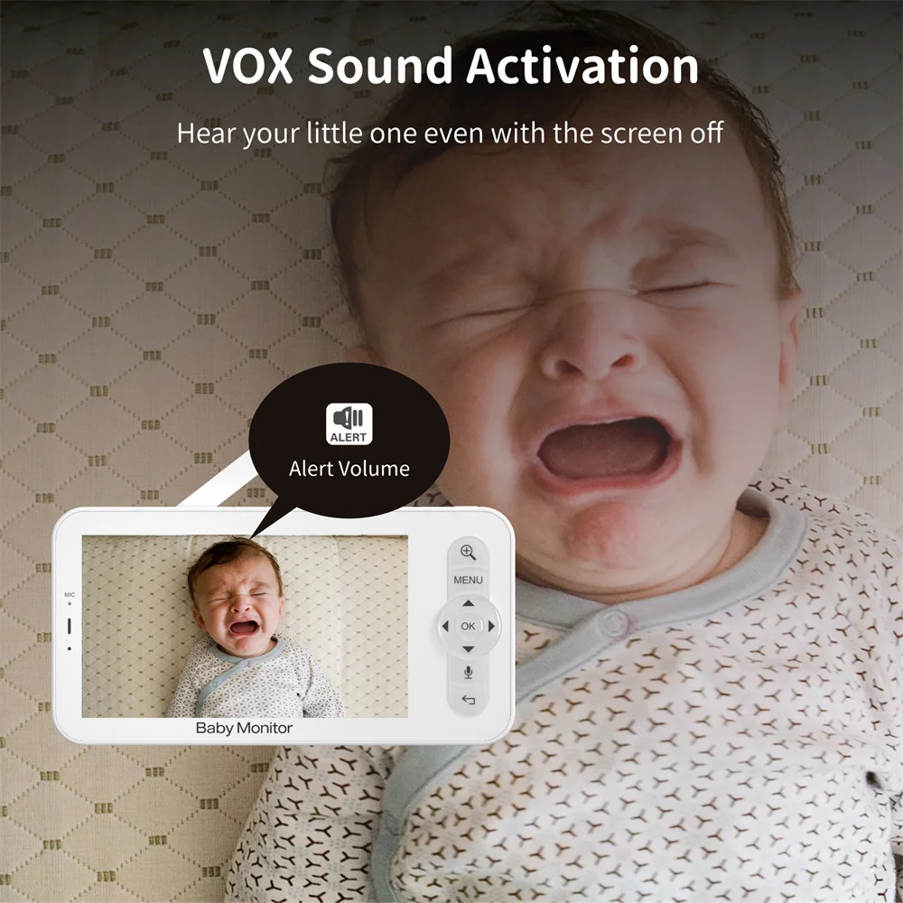 Babystar 5 Inch Wifi Baby Moni - Baby Monitor Split Screen บทวิจารณ์และราคา