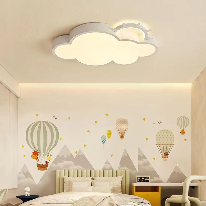 LED White Cloud Ceiling Light  - Baby Nursery Chandelier บทวิจารณ์และราคา