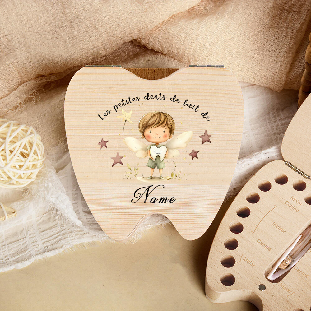 Personalized Tooth Fairy Box B - Baby Keepsake Box บทวิจารณ์และราคา