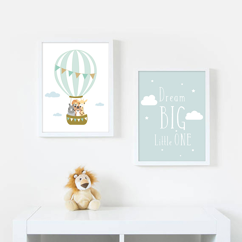 Balloon Moon Nursery Poster Wa - Baby Nursery Quotes Wall Art บทวิจารณ์และราคา