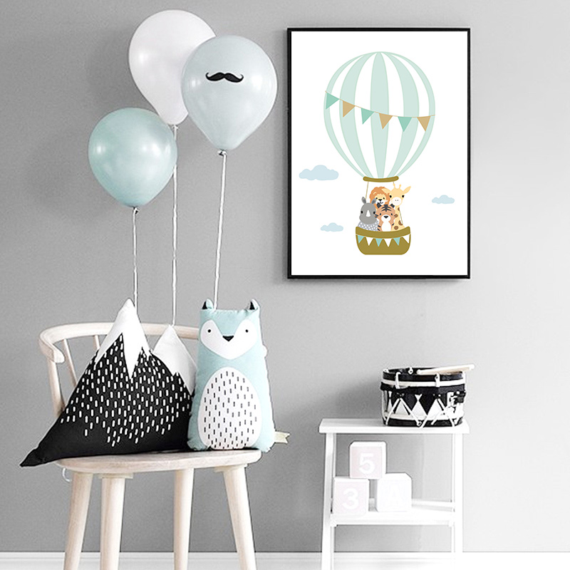 Balloon Moon Nursery Poster Wa - Baby Nursery Quotes Wall Art บทวิจารณ์และราคา