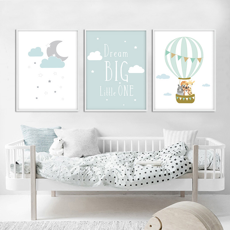 Balloon Moon Nursery Poster Wa - Baby Nursery Quotes Wall Art บทวิจารณ์และราคา