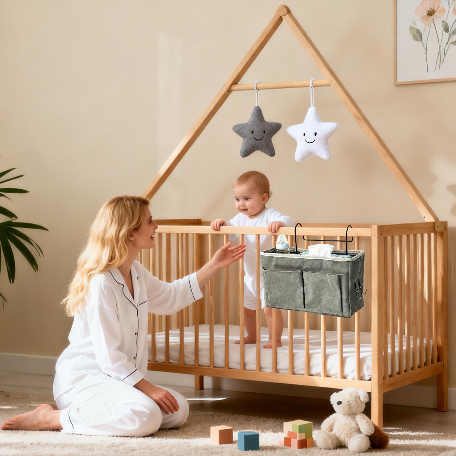 Bedside Storage Organizer Adju - Baby Nursery Cushion บทวิจารณ์และราคา