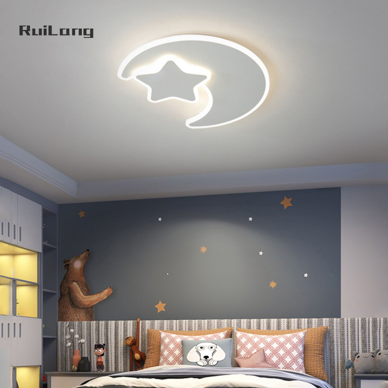 Kids Room Ceiling Lamp Star Mo - Baby Nursery Chandelier บทวิจารณ์และราคา