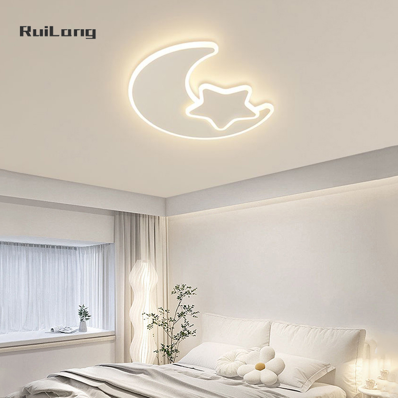 Kids Room Ceiling Lamp Star Mo - Baby Nursery Chandelier บทวิจารณ์และราคา
