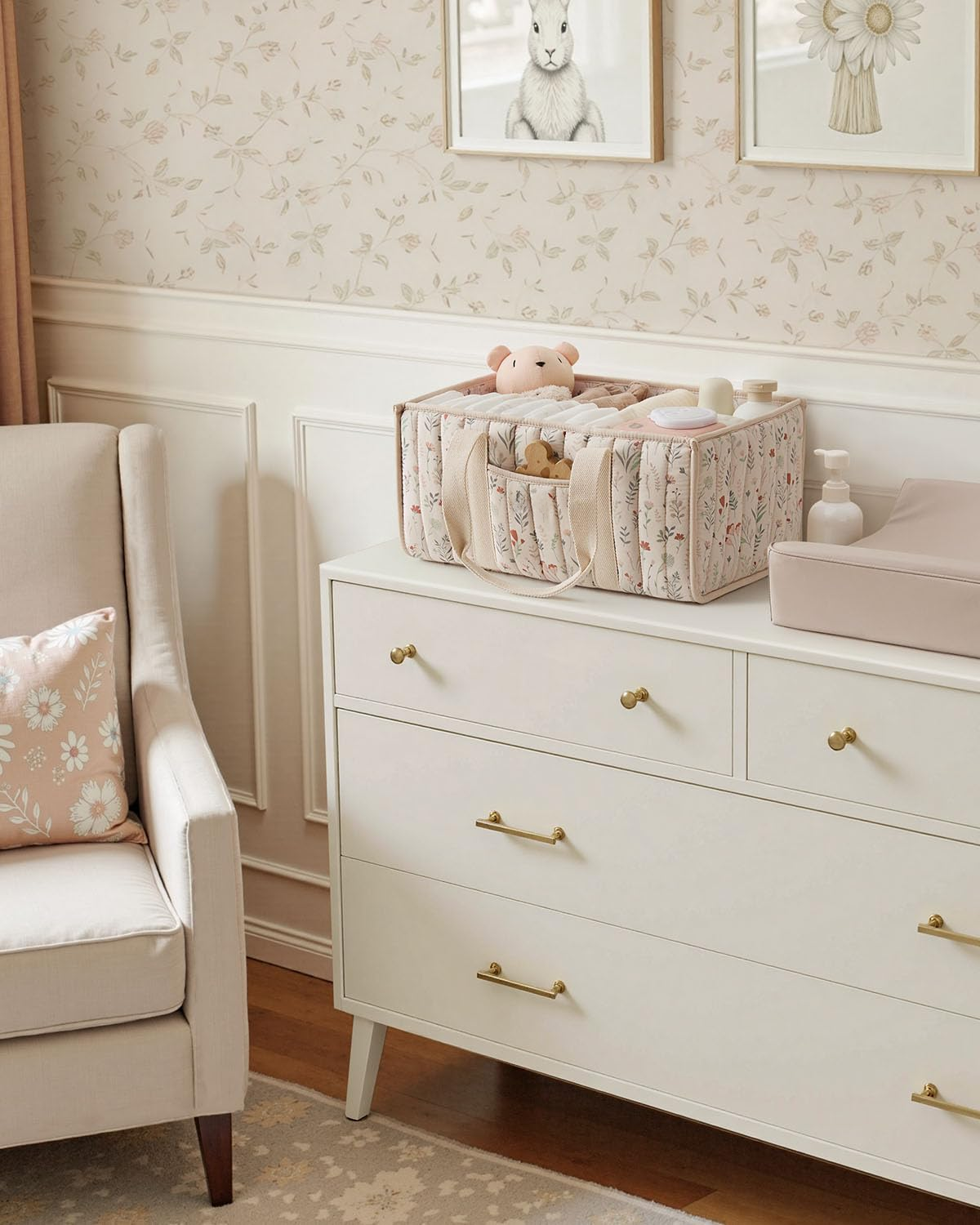 Diaper Caddy Organizer, Stylis - Baby Nursery Storage บทวิจารณ์และราคา