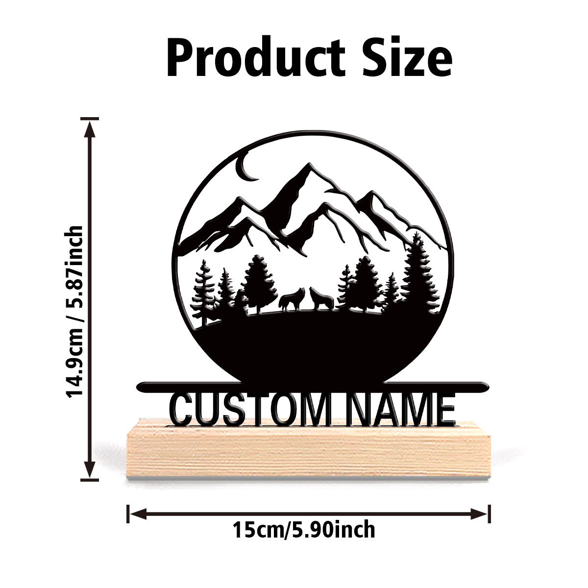 1pc Fun Personalized Custom mo - Baby Nursery Forest Theme บทวิจารณ์และราคา