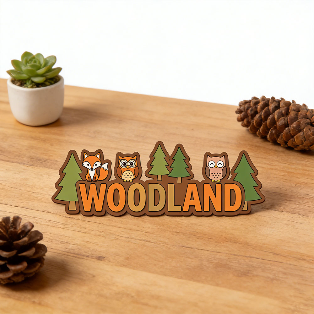Personalized Rustic Forest Ani - Baby Nursery Gender Neutral บทวิจารณ์และราคา