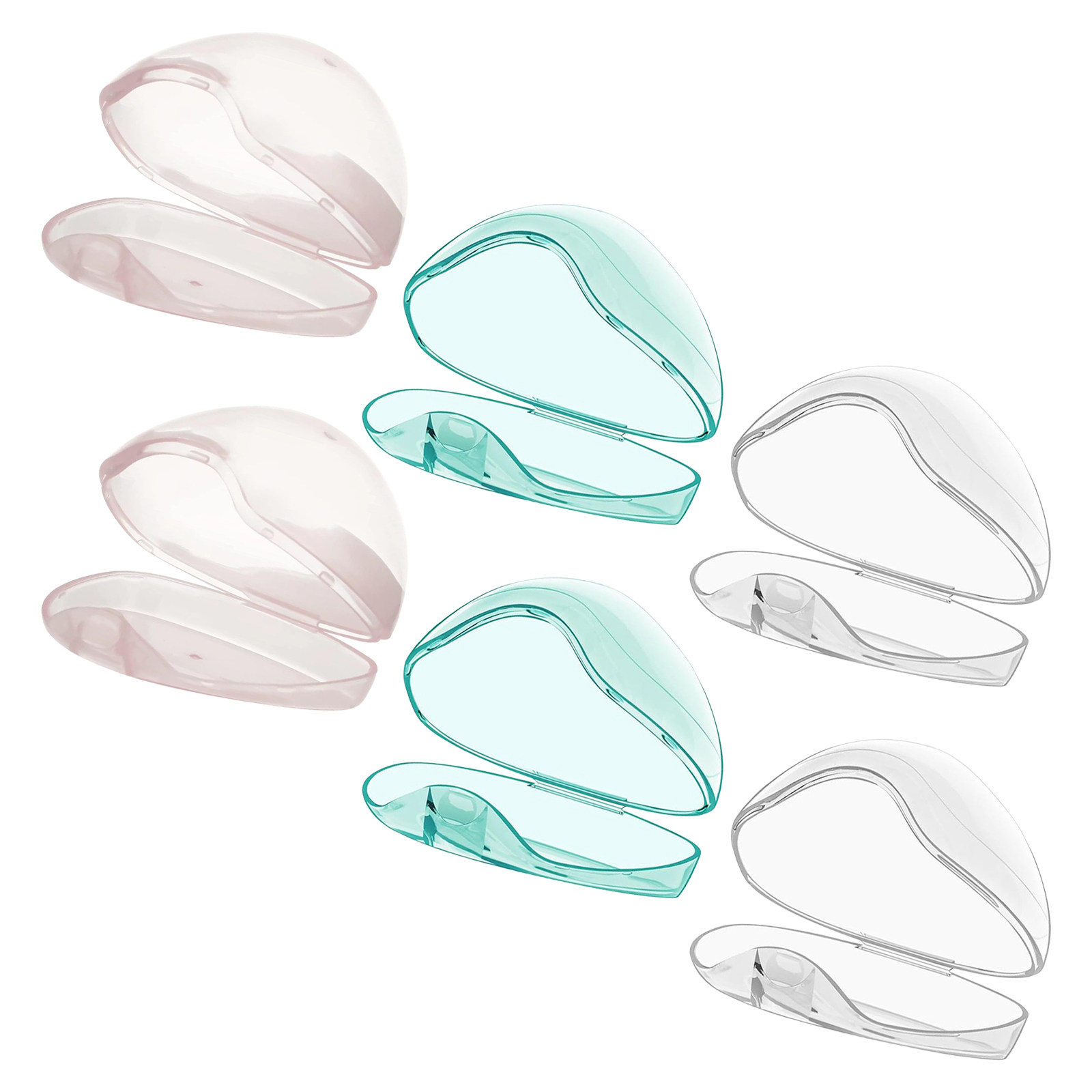 6Pcs Pacifier Storage Case Tri - Baby Nursery Storage บทวิจารณ์และราคา