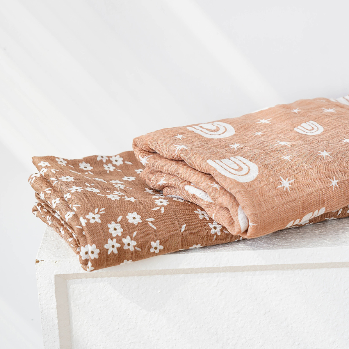 120x110cm 2 Layers Baby Muslin - Baby Nursery Accessories บทวิจารณ์และราคา