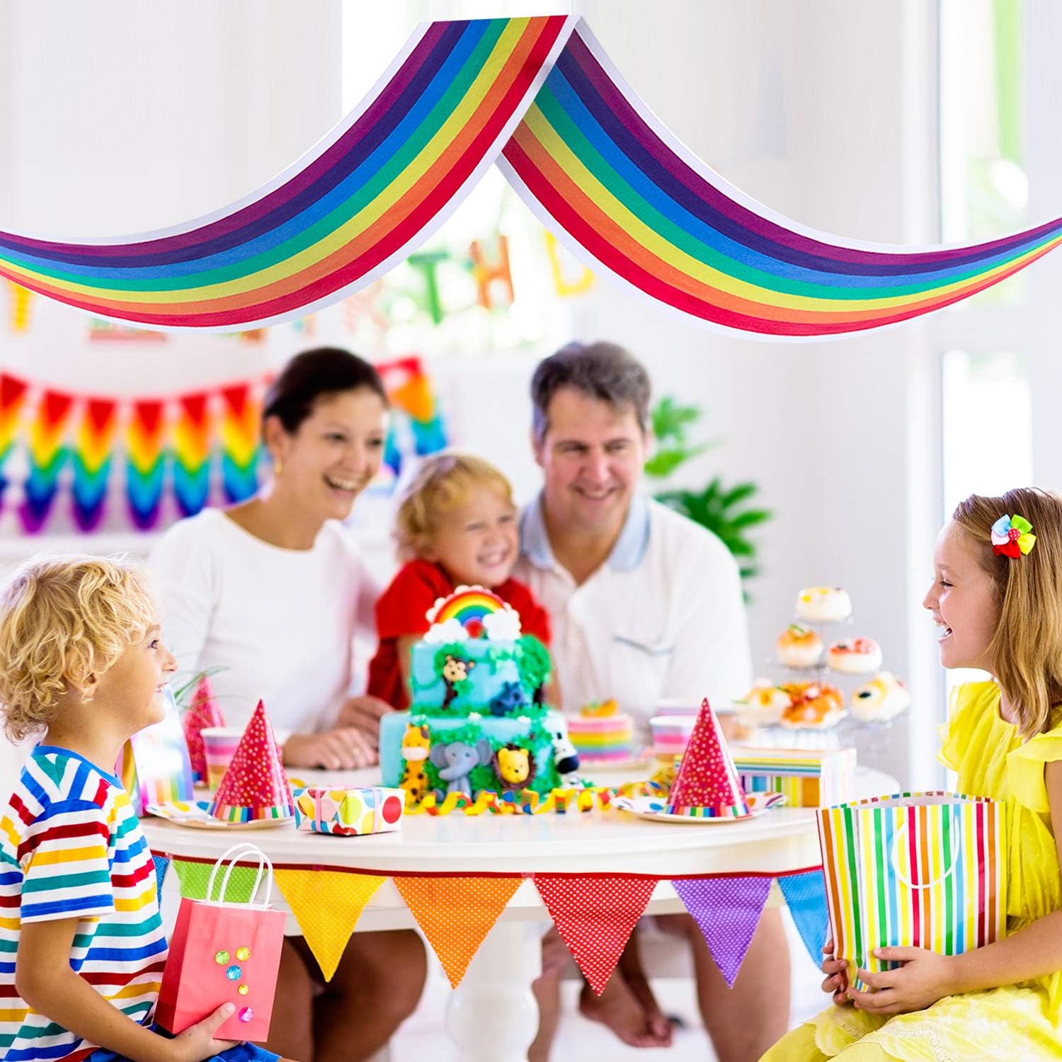 11.8ft Rainbow Ceiling Hanging - Baby Nursery Hanging Decor บทวิจารณ์และราคา